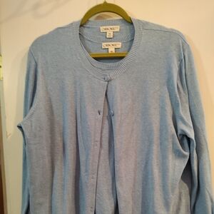 Pretty Blue Sweater Set